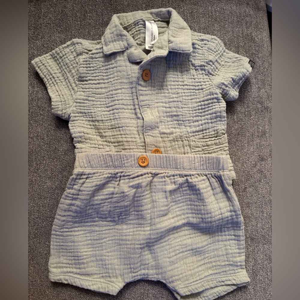 Modern moments by Gerber 3-6m matching set